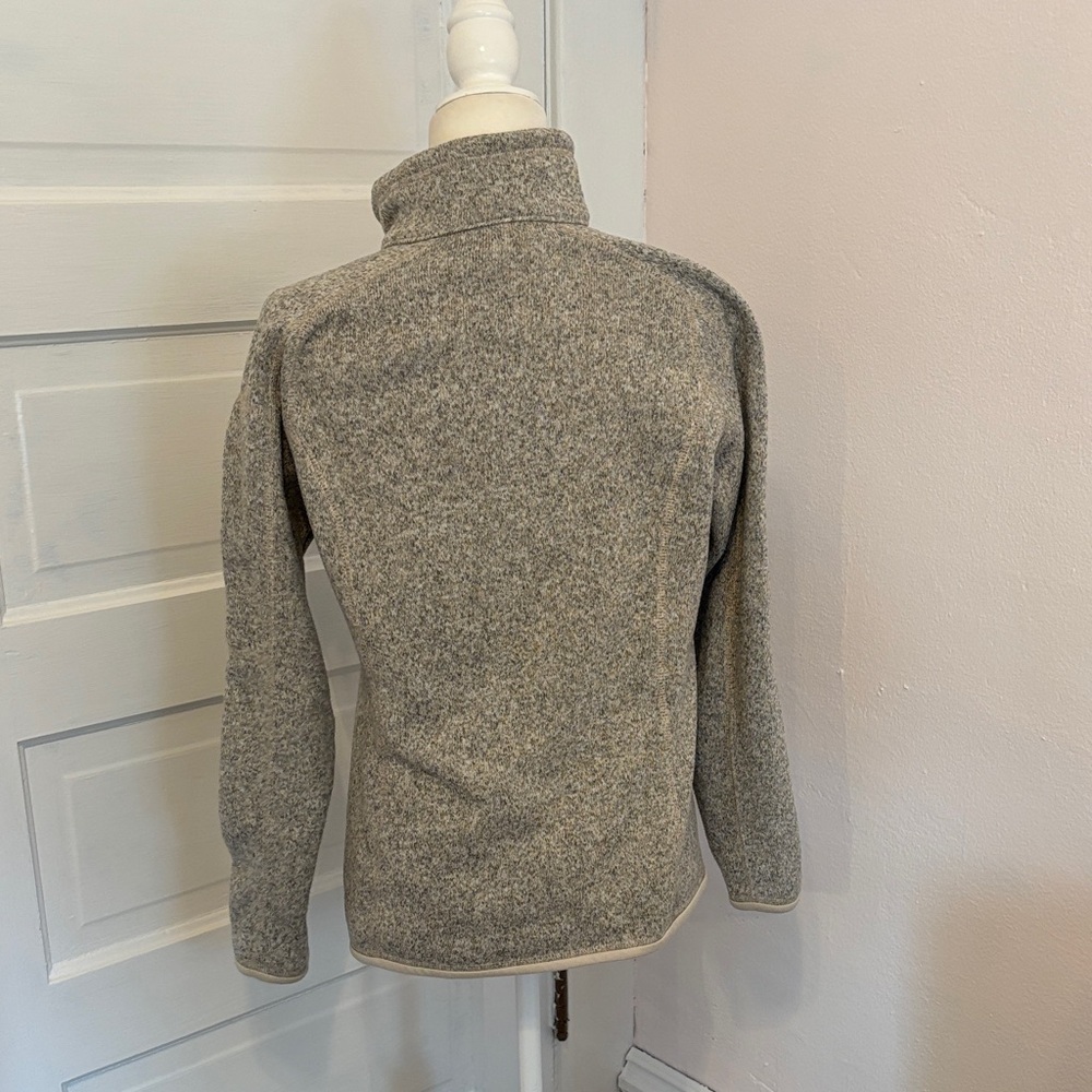 Patagonia Tan Fleece 1/4 Pullover Sweater - Picture 8 of 10